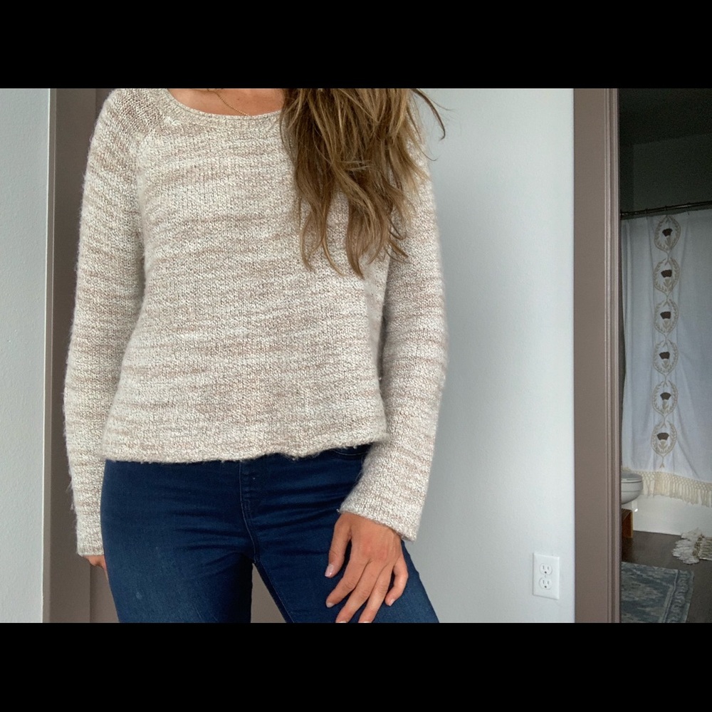 Urban outfitters long sleeve tan colored sweater